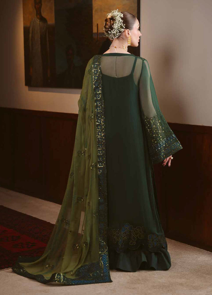 Elaya by Nureh Unstitched Embroidered Chiffon 4 Piece Suit NU26UEF NEL-93 - Festive Collection