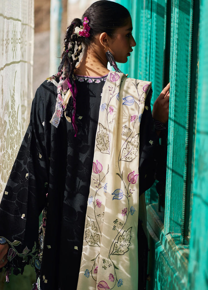 Meili by Zaha Unstitched Embroidered Lawn 3 Piece Suit ZK26UML ZL26-07B - Festive Collection