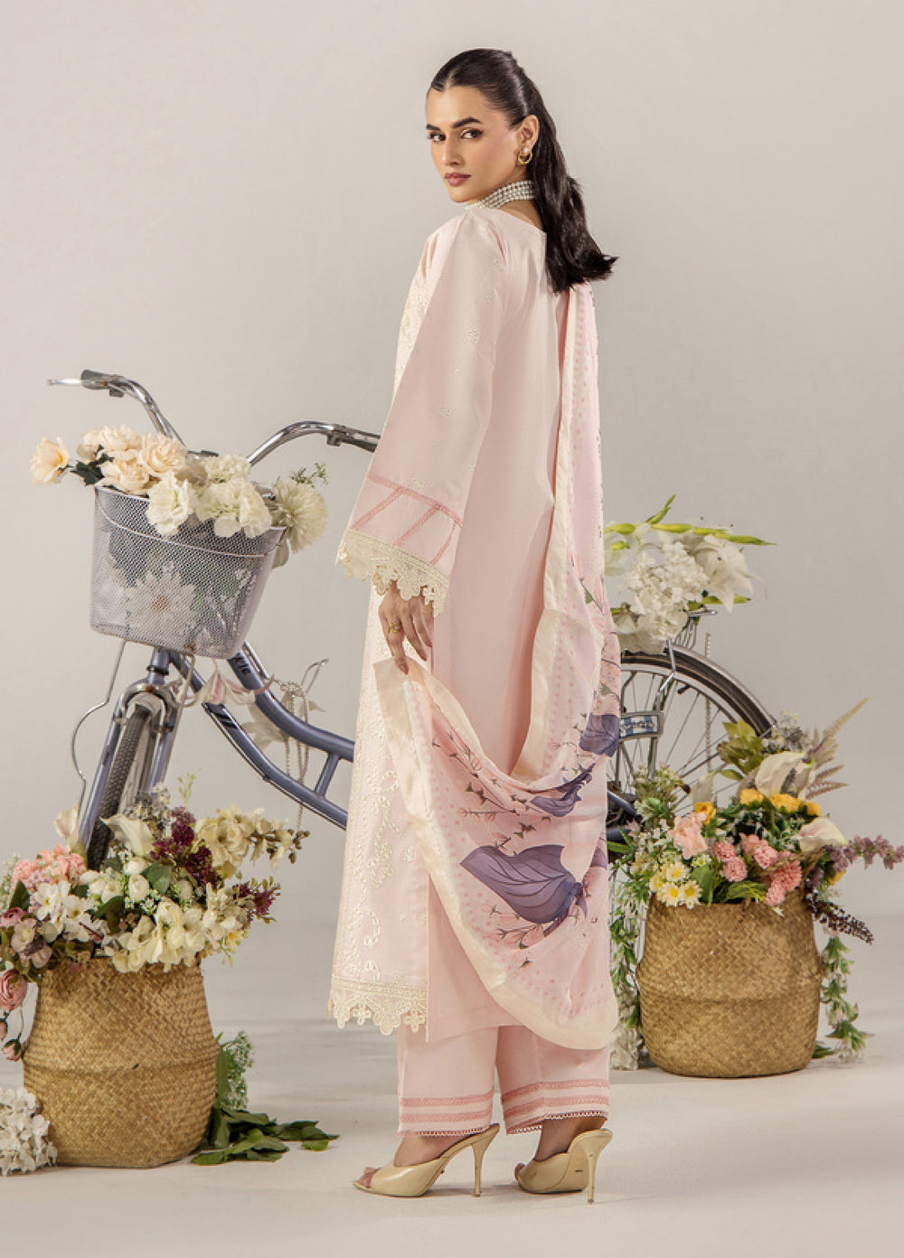 Sara Jahan Women RTW Embroidered Lawn 3 Piece Suit SJ26RF SJ-1092 - Festive Collection