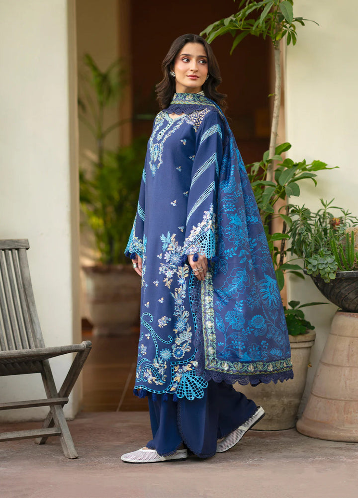 Angan by Mahnur Unstitched Embroidered Lawn 3 Piece Suit MN26UAL AAN-002 - Summer Collection