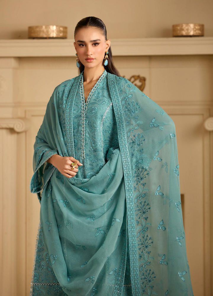 Alizeh Fashion Unstitched Embroidered Chiffon 3 Piece Suit AF26UCF AF-CH-2249-Abrish - Festive Collection