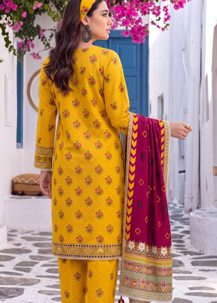Coco Cords by Al Zohaib Unstitched Printed Lawn 3 Piece Suit AZ26UCL-8 - Casual Collection