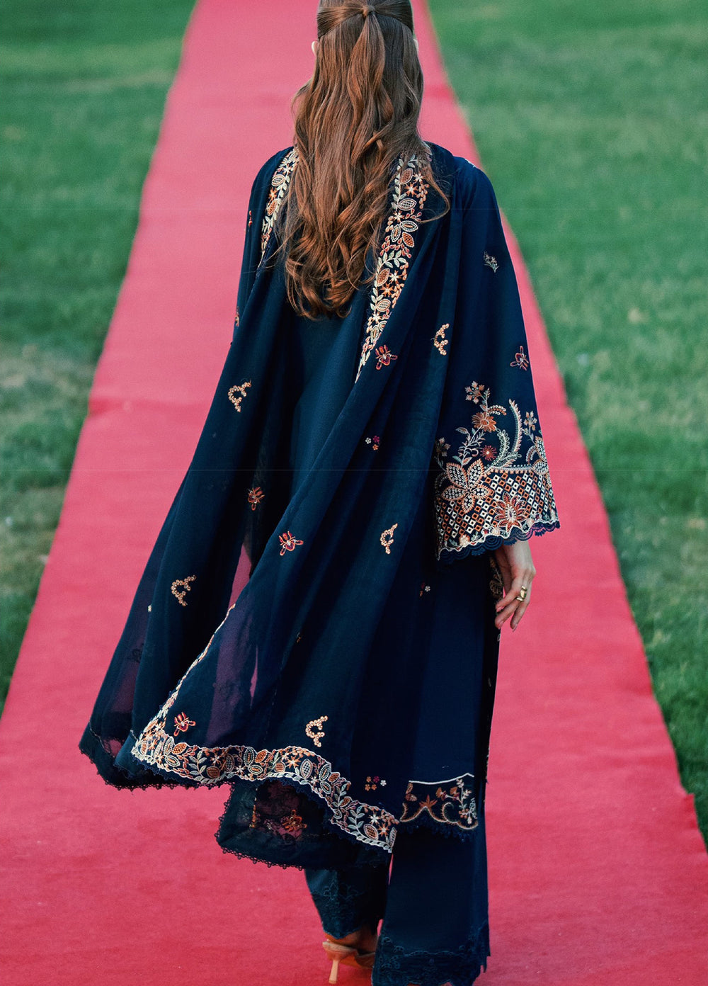 Florent Unstitched Embroidered Lawn 3 Piece Suit FL26ULE FEF-1B - Eid Collection