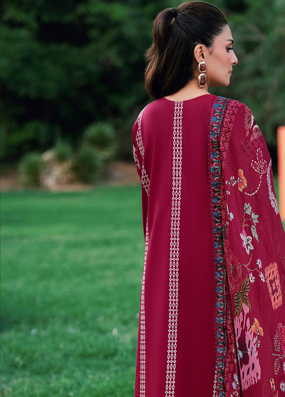 Florent Unstitched Embroidered Lawn 3 Piece Suit FL26ULE FEF-7A - Eid Collection