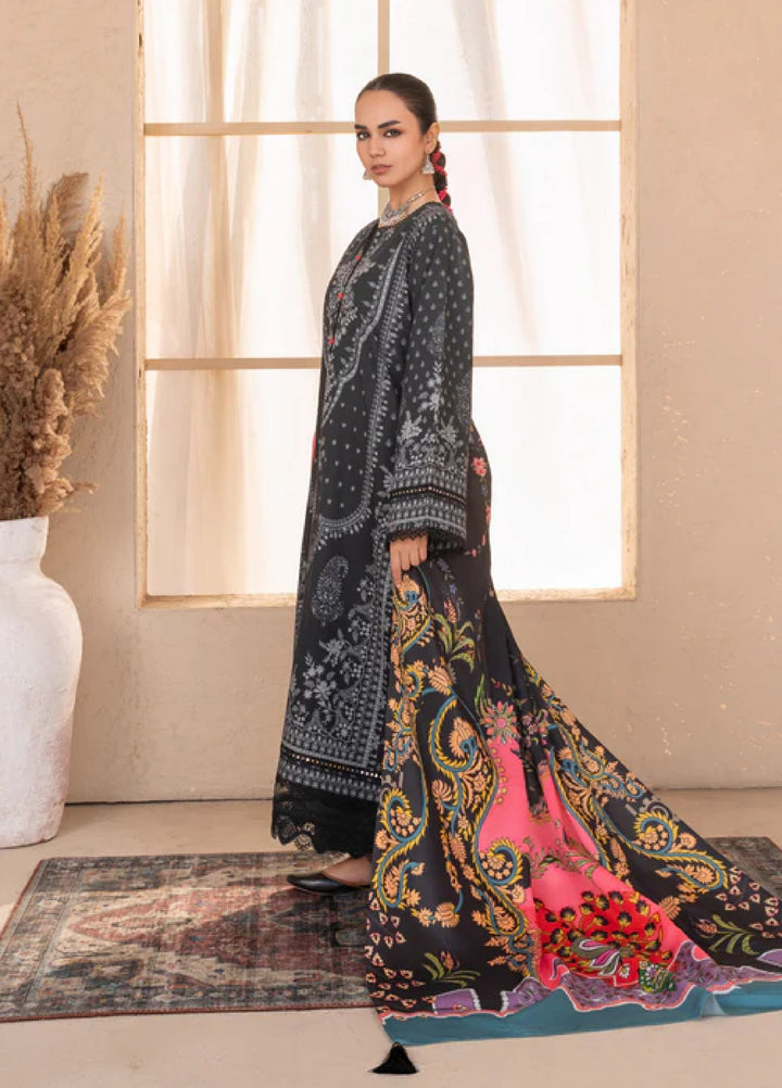 Jugnu by Chandan Nagri Women Pret Embroidered Khaddar 3 Piece Suit Raami - Winter Collection