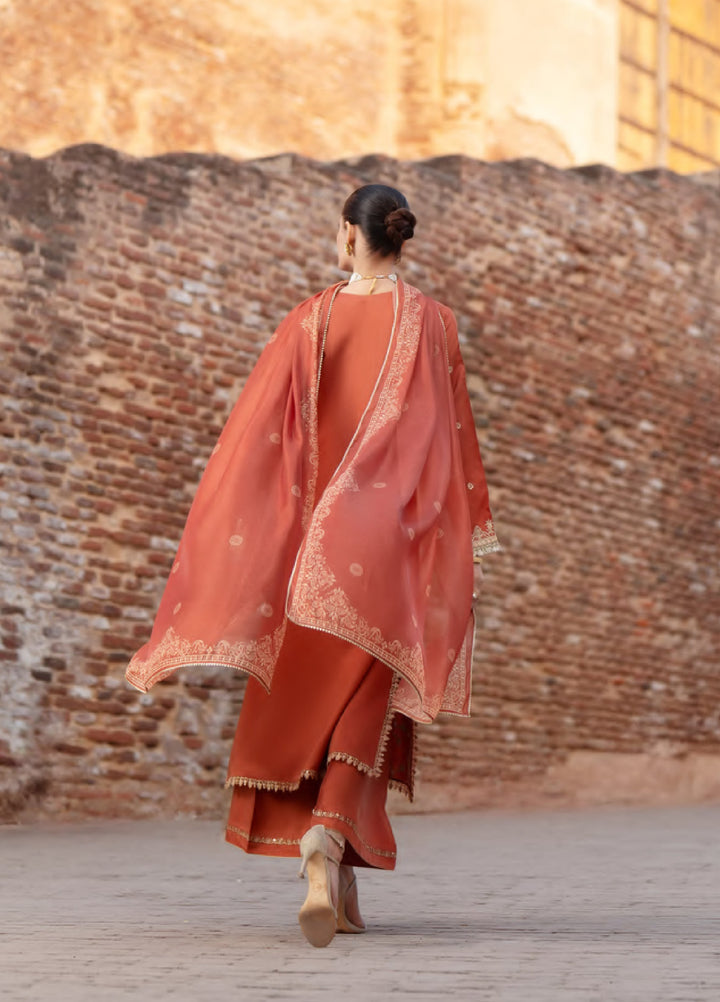 Darbar by Casuallite Pret Embroidered Silk Viscose 3 Piece Suit CSL26PDD-05 - Festive Collection