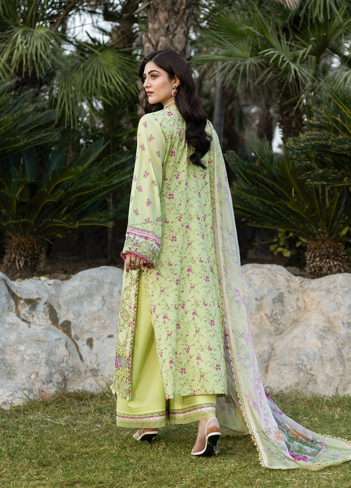 Elaf Premium Chikankari Unstitched Printed Lawn 3 Piece Suit EL26UPC ERC 2A HINA - Summer Collection
