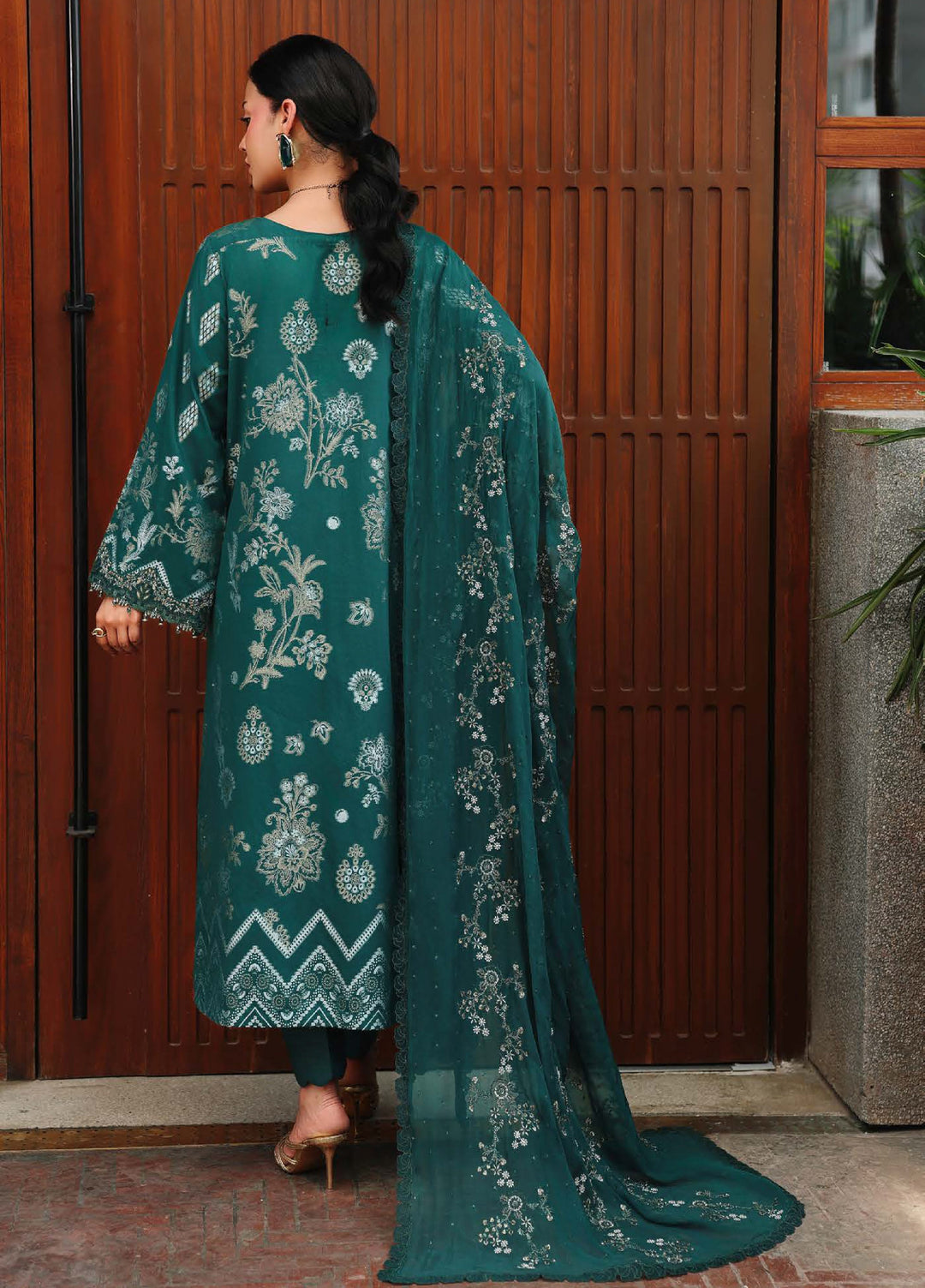 Maya by Nureh Unstitched Embroidered Jacquard 3 Piece Suit NU26UJM NJ-110 - Casual Collection