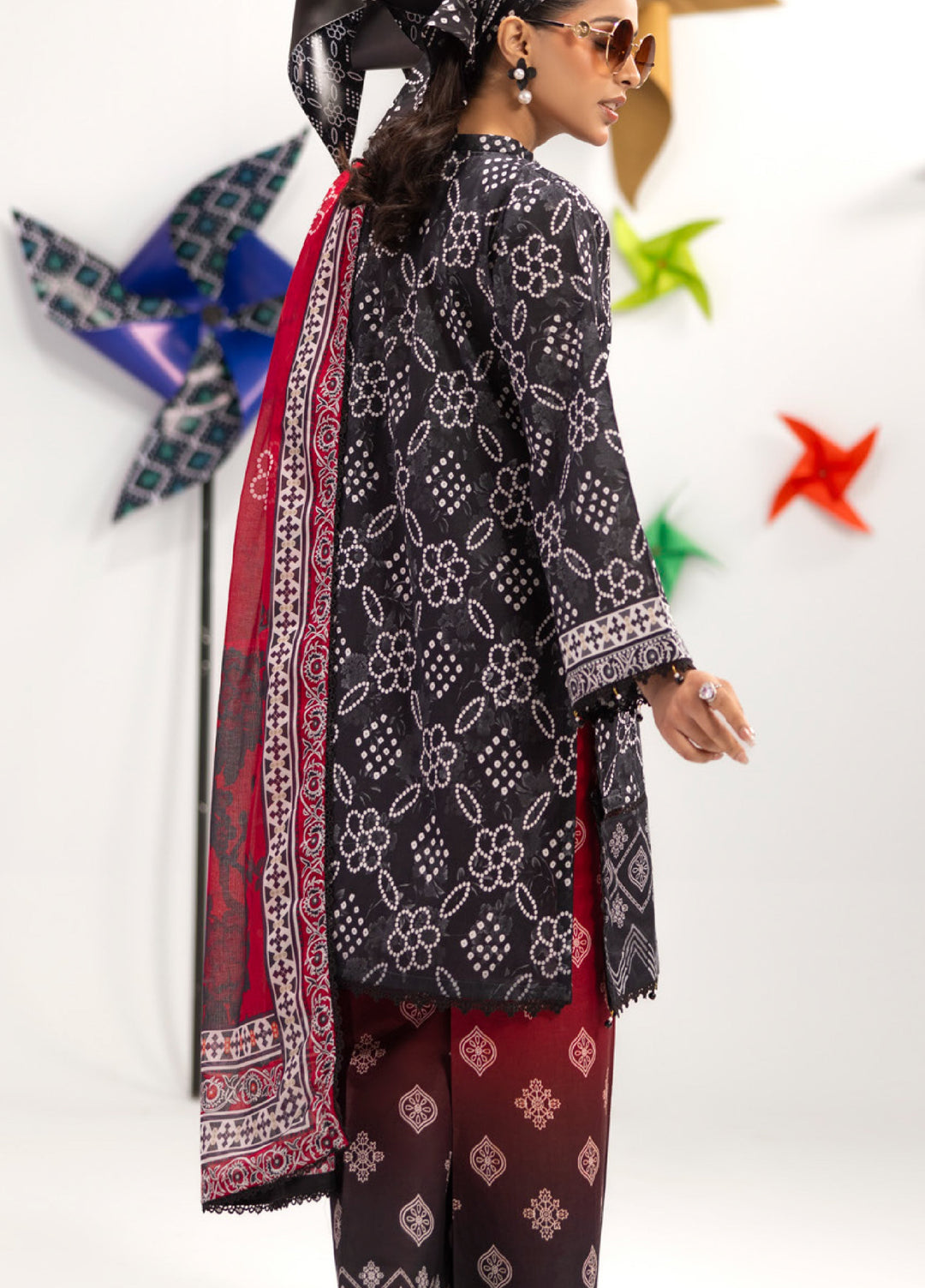 Coco Popup by Al Zohaib Unstitched Printed Lawn 3 Piece Suit AZ26UCP D-5 - Summer Collection