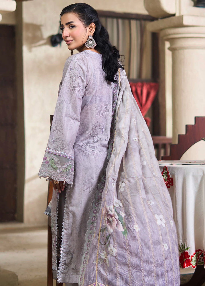 Applique Kari by Al Zohaib Unstitched Embroidered Lawn 3 Piece Suit AZ26AVI D-09 - Summer Collection