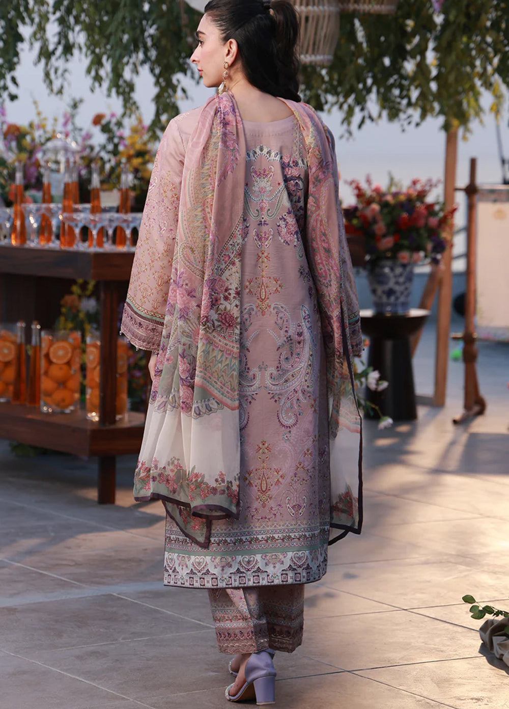 Delia by Gulaal Unstitched Embroidered Lawn 3 Piece Suit GL26UD D-11 Ayla - Summer Collection