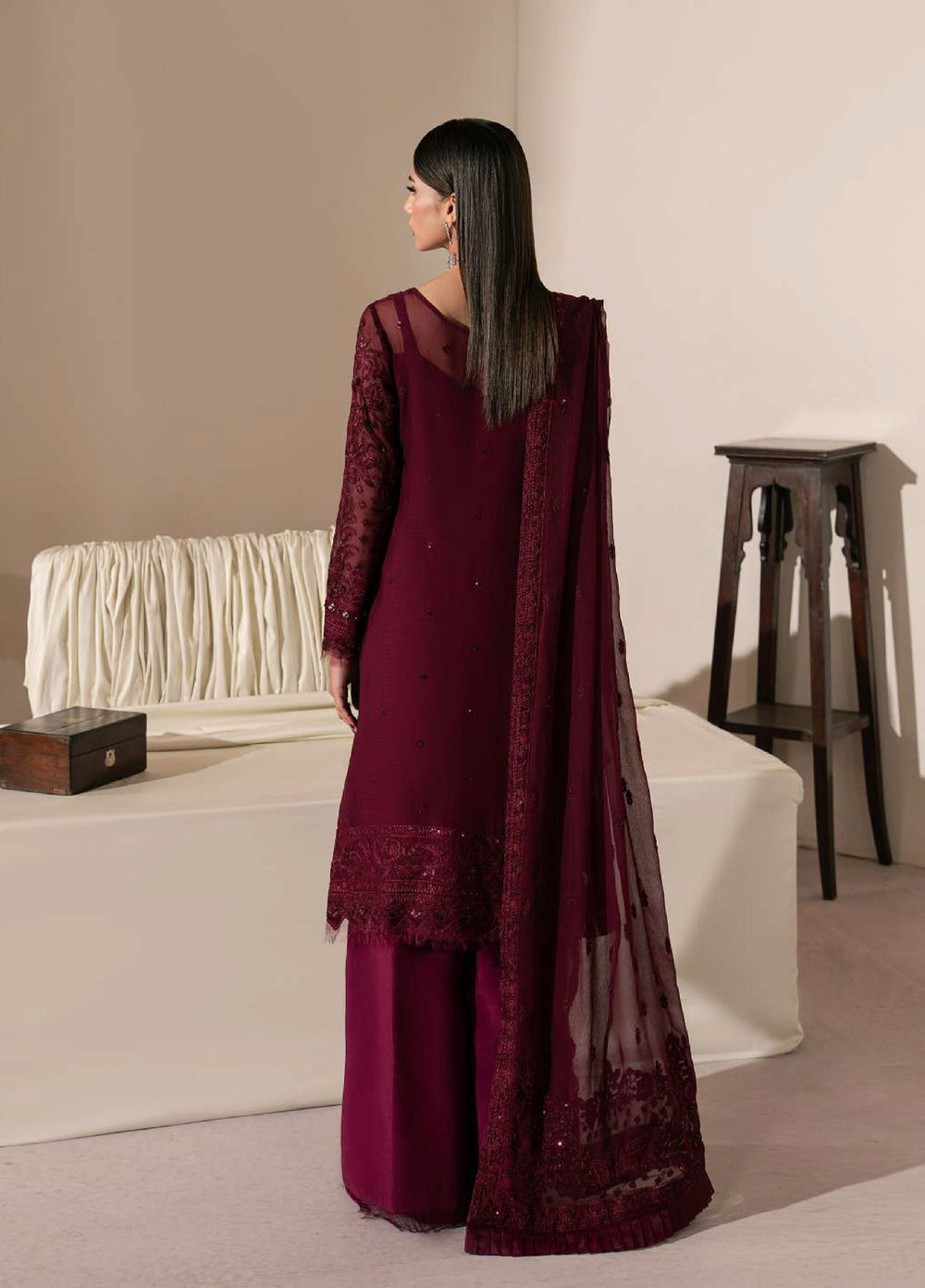 Ayla by Gulaal Unstitched Embroidered Luxury Chiffon 3 Piece Suit GL26ACF D-39 ETTA - Festive Collection