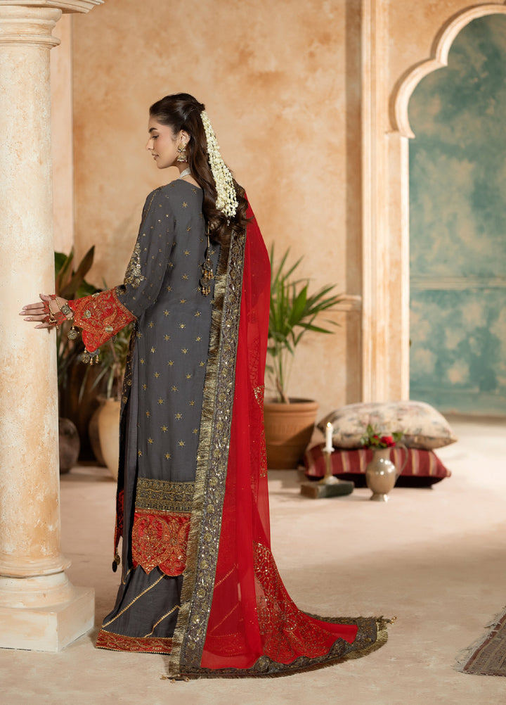 Sara Jahan Women RTW Embroidered Chiffon 3 Piece Suit SJ26RF SJ-1030 - Festive Collection