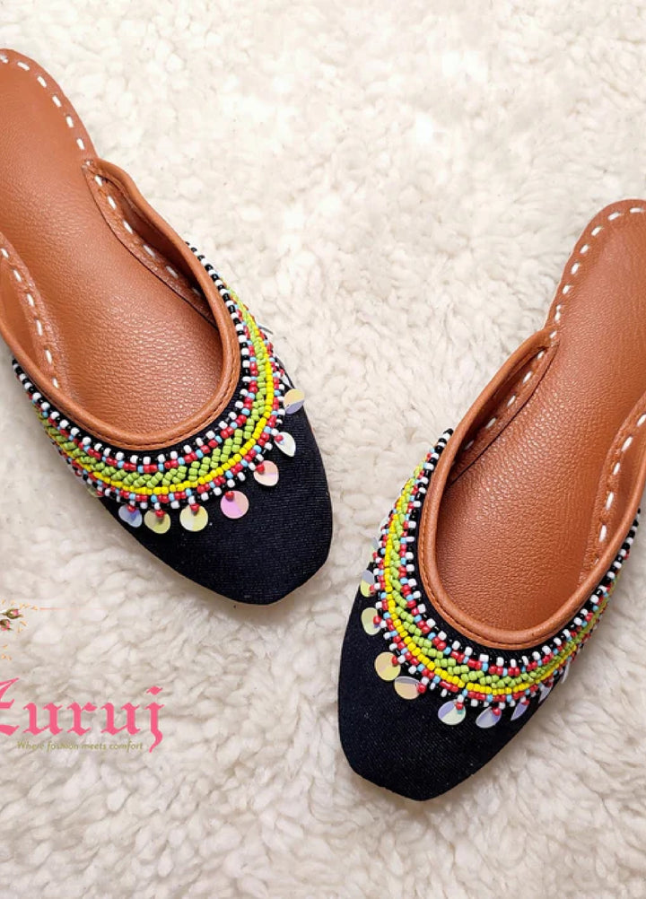 Zuruj Festive Style   Backless Khussay JU-171