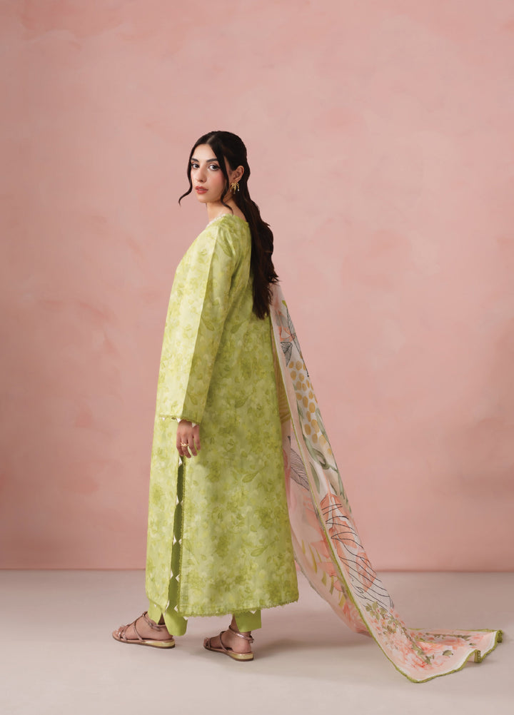 Summer Diary by Neeshay Unstitched Printed Lawn 3 Piece Suit NSH26SD Verdant Whisper - Casual Collection