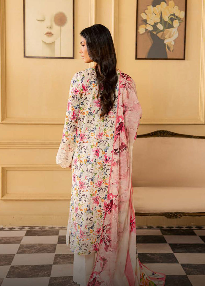 Daria by Riaz Arts Unstitched Embroidered Lawn 3 Piece Suit DA26UCT DA-60 - Summer Collection