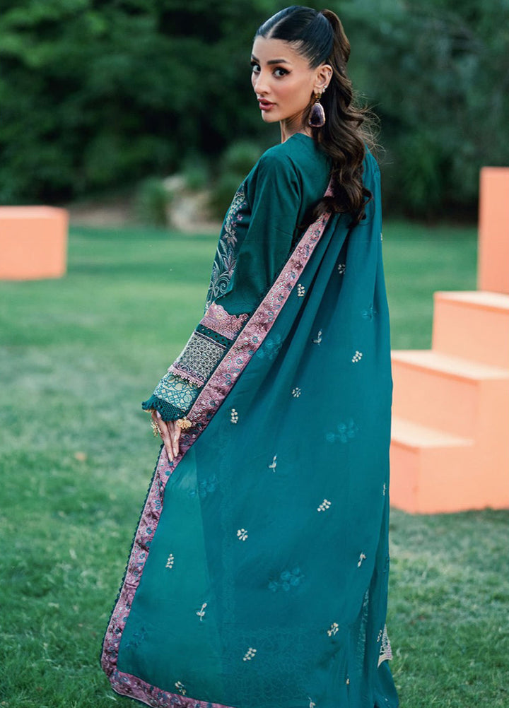 Florent Unstitched Embroidered Lawn 3 Piece Suit FL26ULE FEF-3B - Eid Collection
