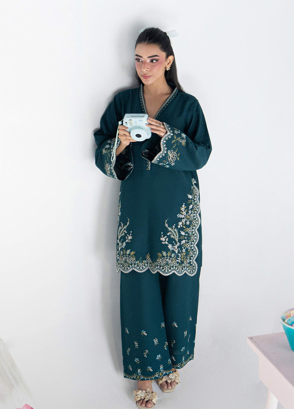 Blush N Bliss by Sahane Women RTW Embroidered Dobby Lawn 2 Piece Suit Laguna Bliss LP63007 Casual Collection