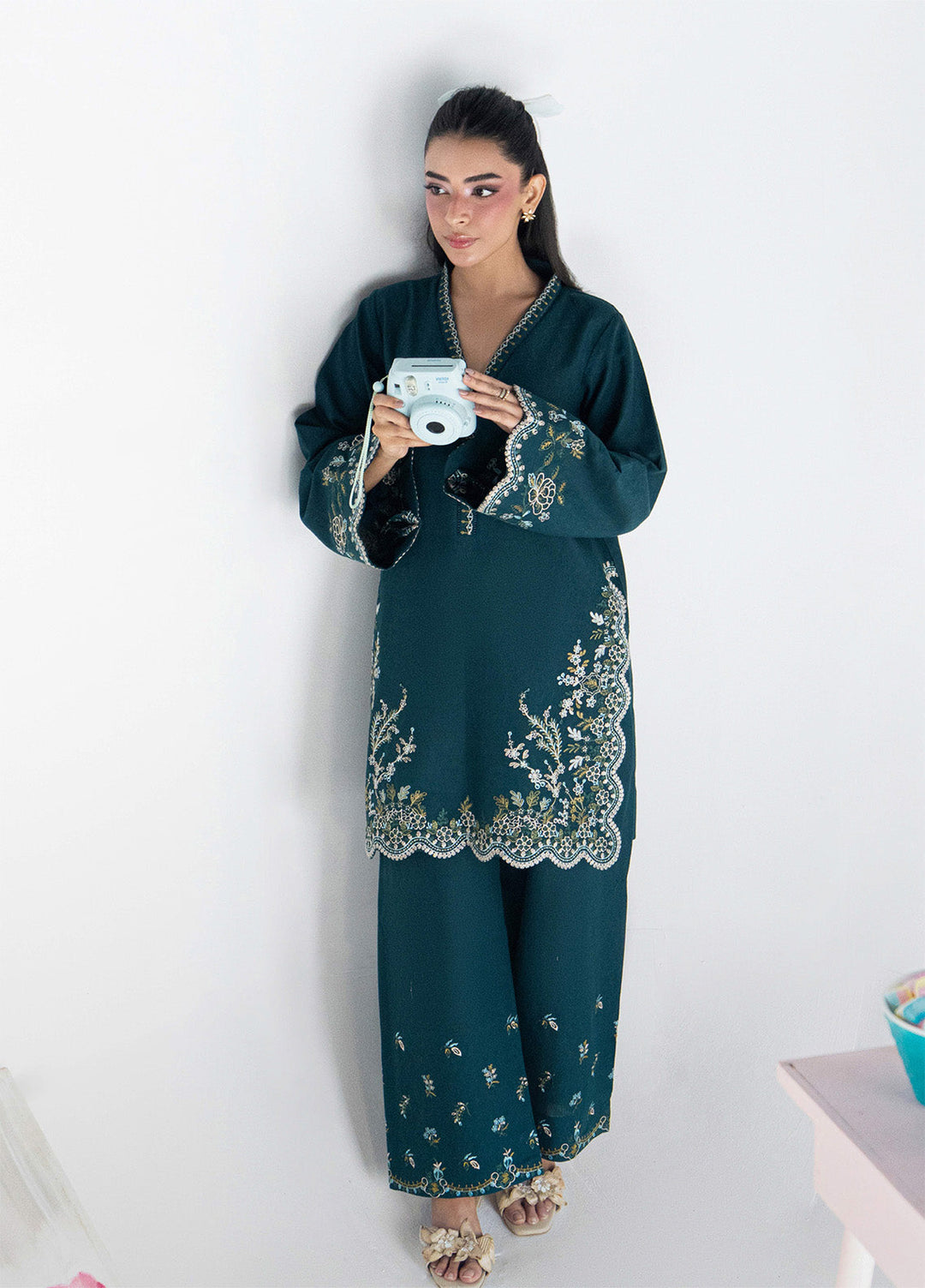 Blush N Bliss by Sahane Women RTW Embroidered Dobby Lawn 2 Piece Suit Laguna Bliss LP63007 Casual Collection
