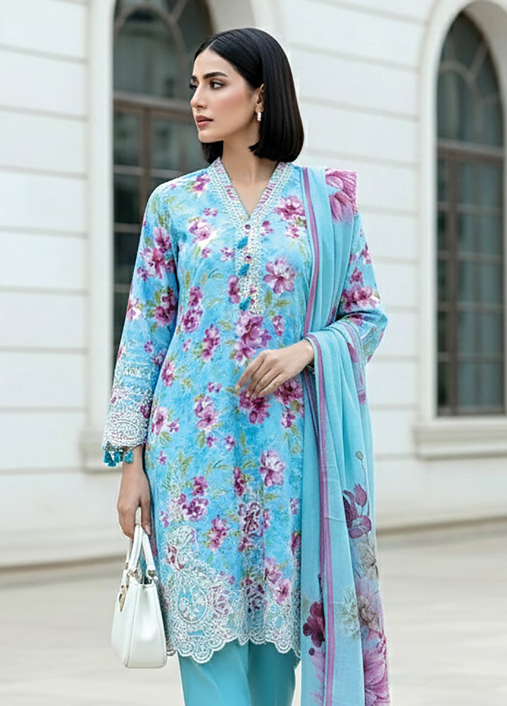 Komal Lawn by Lakhany Unstitched Embroidered Lawn 3 Piece Suit LSM26UK LG-UB-0339 - Summer Collection