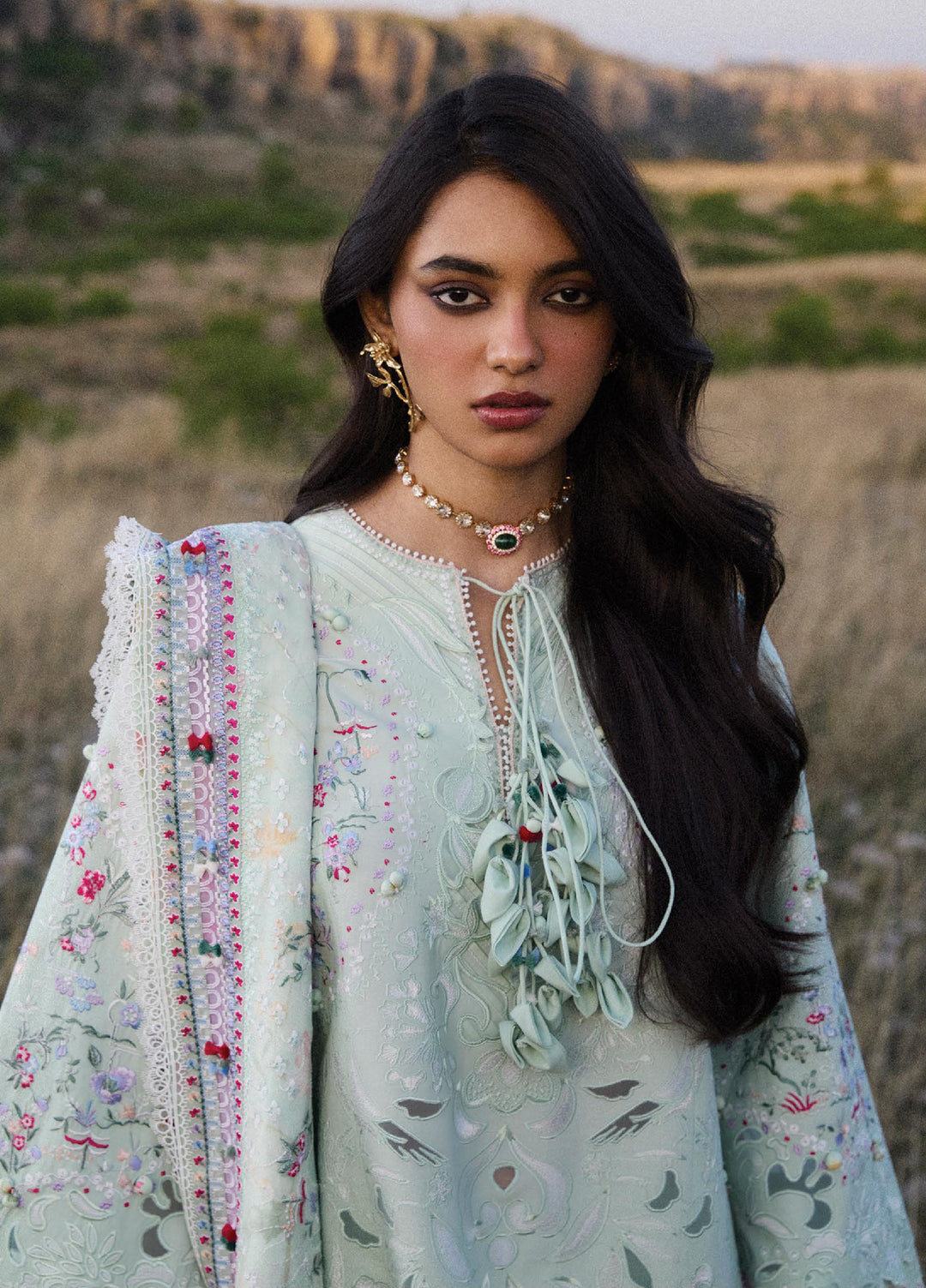 Suffuse Unstitched Embroidered Lawn 3 Piece Suit SSY26ULE Seroli - Eid Collection
