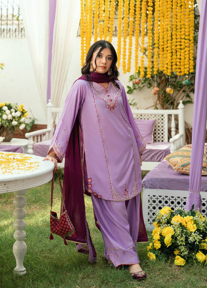 Omal by Komal Pret 3 Piece Dobby Suit Naaz- Festive Collection