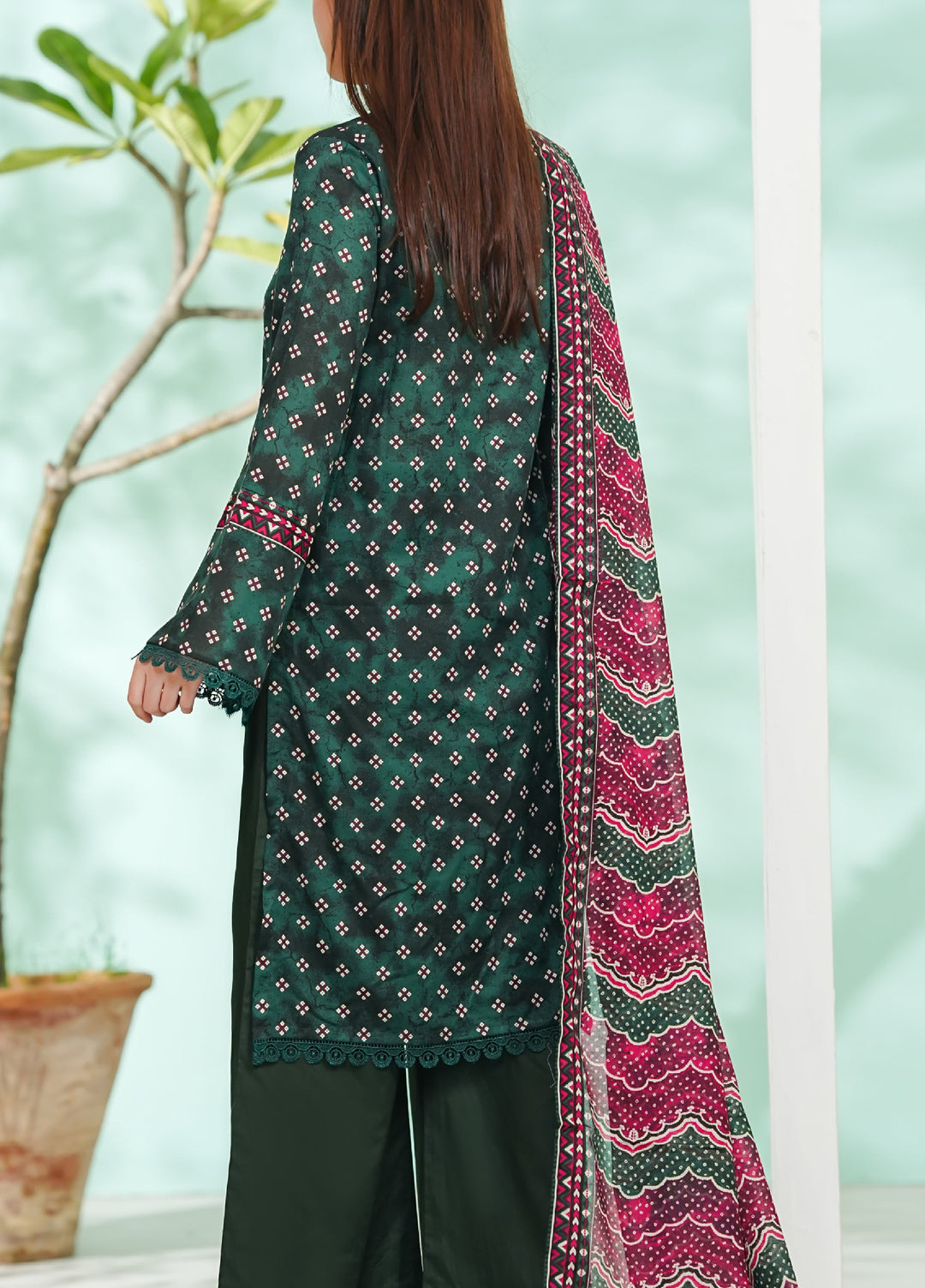 Daman by VS Textiles Unstitched Printed Lawn 3 Piece Suit VS26UDL D-07 847 - Casual Collection