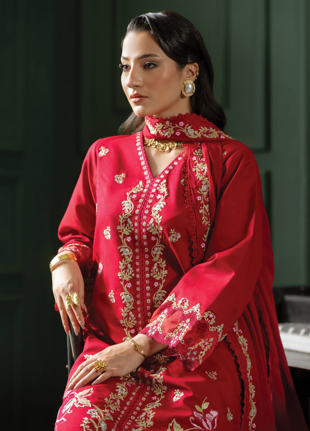 Noore by Ayleen Unstitched Embroidered Lawn 3 Piece Suit AY26ULN Aangan - Eid Collection