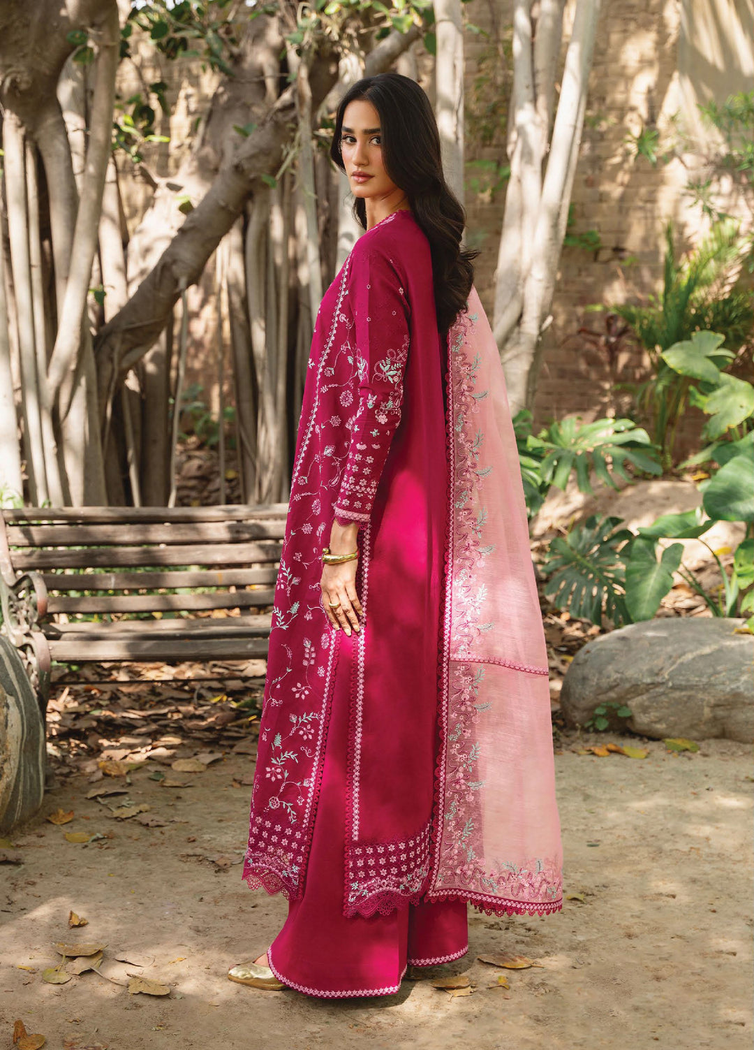 Whisper by Ayzel Unstitched Embroidered Lawn 3 Piece Suit AAF26ULW Bloom ZWU-0137-3PO - Eid Collection