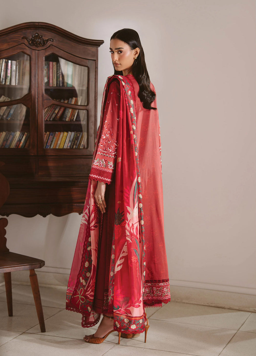Serein by Ayzel Unstitched Embroidered Lawn 3 Piece Suit AAF26USL Valora - Eid Collection