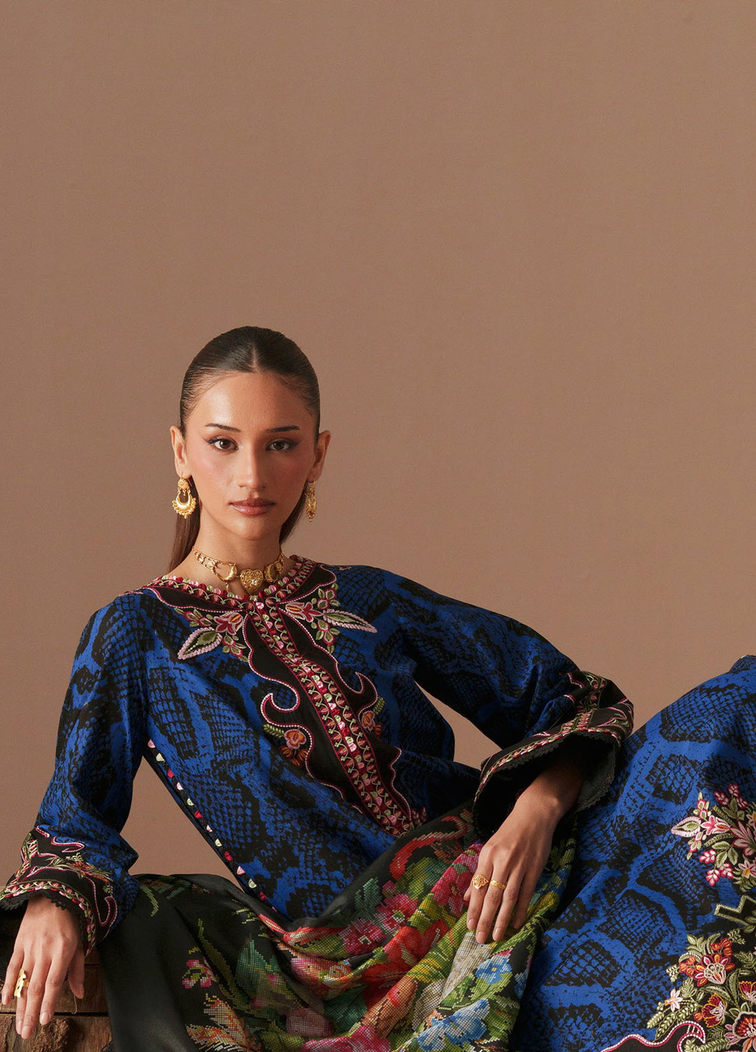 JoJo by Bin Ilyas Unstitched Embroidered Lawn 3 Piece Suit BI26UJJ D-83B - Summer Collection