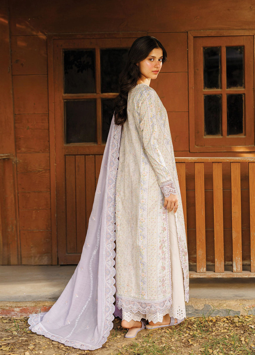 Summer Together by Afrozeh Unstitched Embroidered Lawn 3 Piece Suit AF26UST D-7 SOLAYNE - Festive Collection