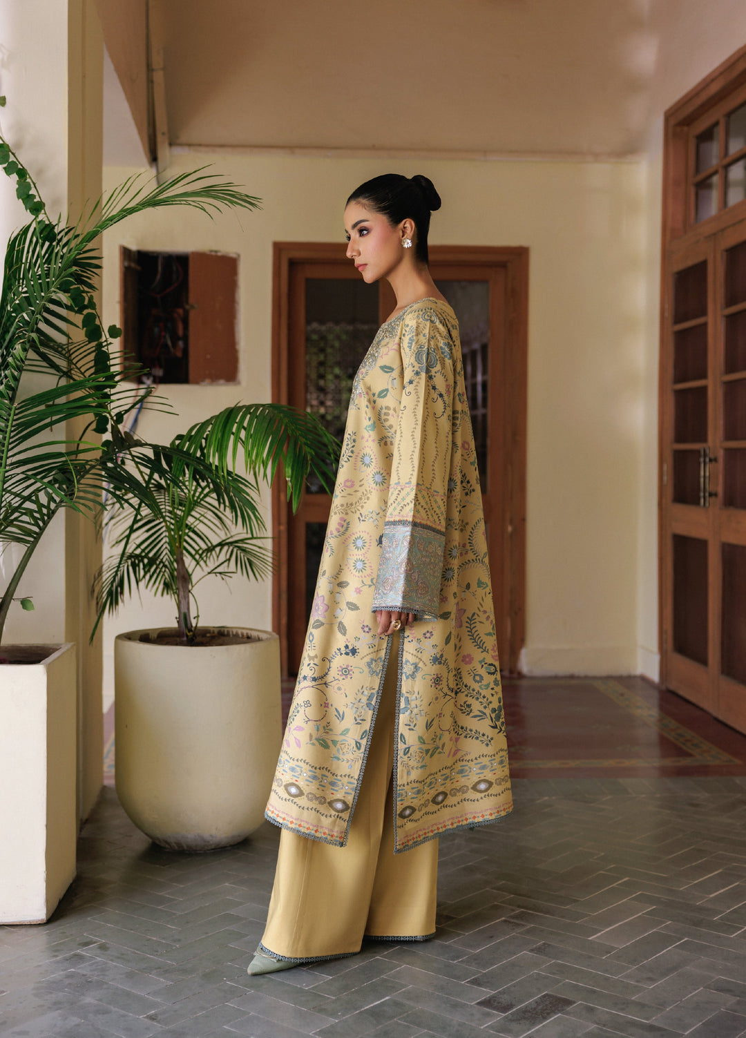 Zync by Florent Whispers Unstitched Embroidered Modal 3 Piece FL25WW FL-8B - Winter Collection