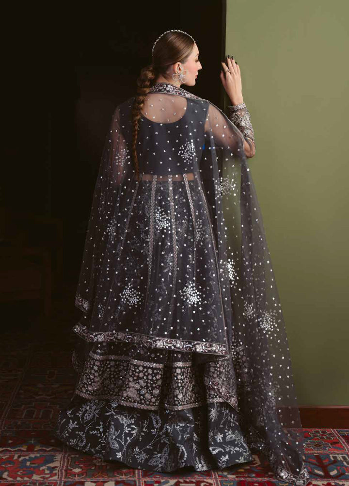 Elaya by Nureh Unstitched Embroidered Net 4 Piece Suit NU26UEF NEL-90 - Festive Collection