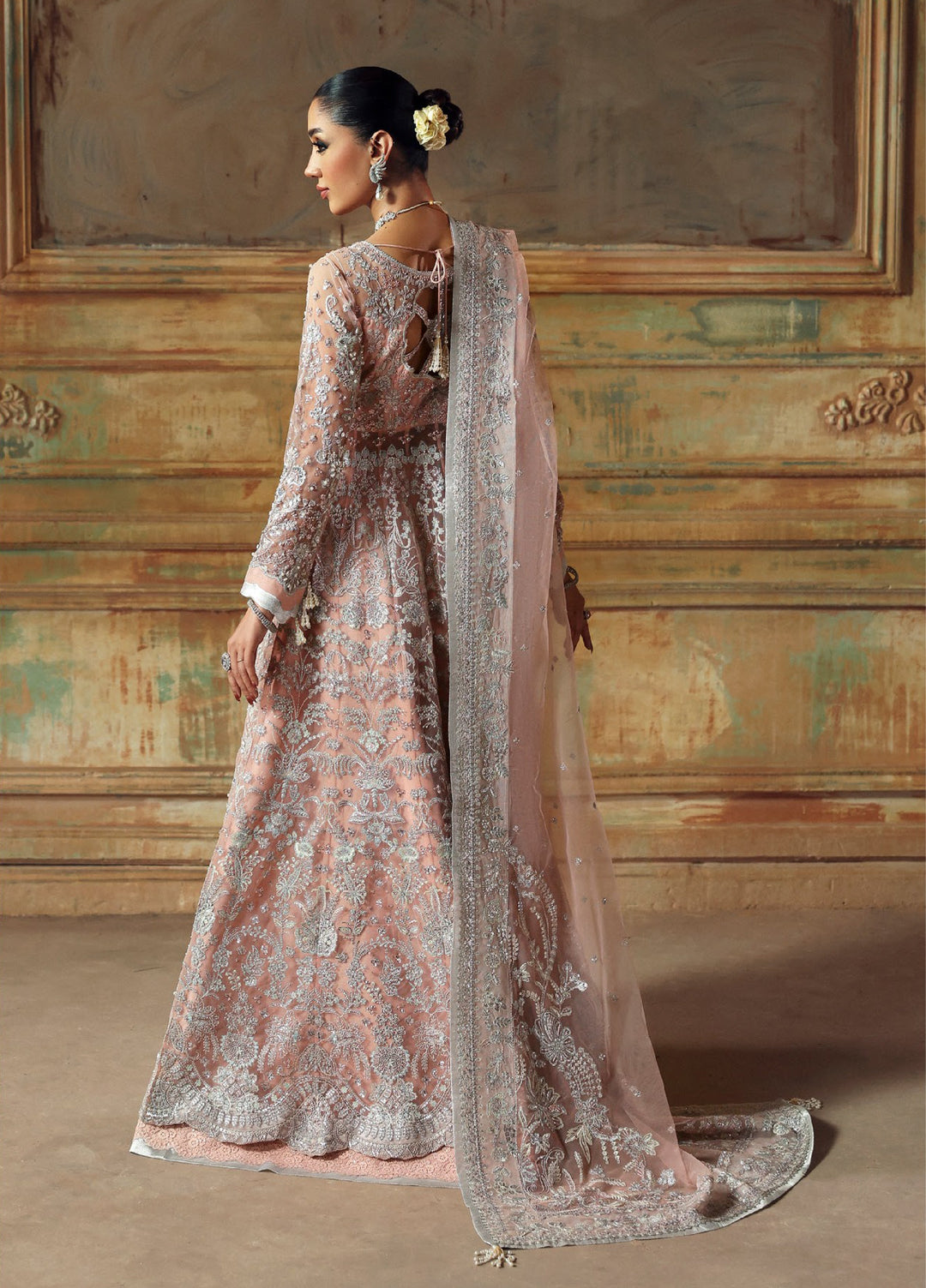 Zyra Unstitched Embroidered Net 3 Piece Suit ZY26UW D-1 Sarosh - Wedding Collection