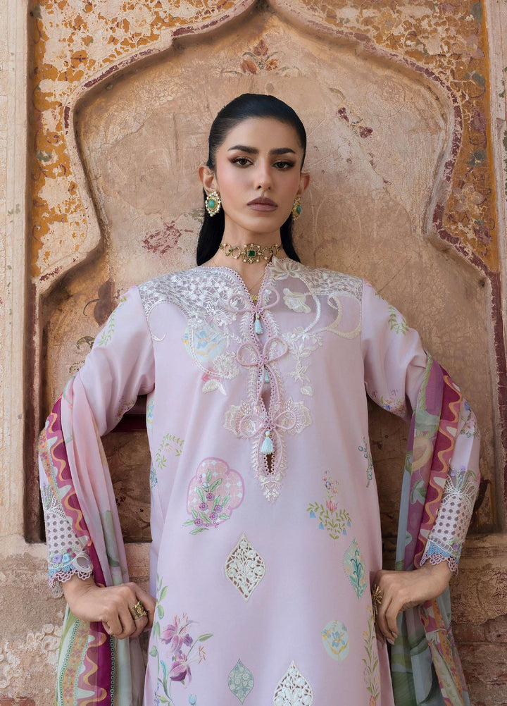 Bloom by Saira Shakira Unstitched Embroidered Lawn 3 Piece Suit SSR26ULB MAELLE-06A - Eid Collection