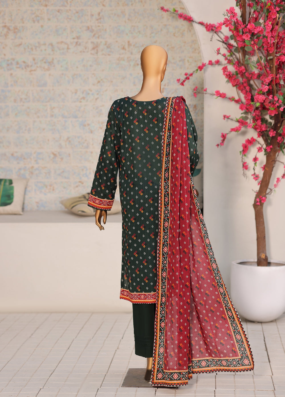 Nayab by HZ Textiles Unstitched Printed Cotton Lawn 3 Piece Suit HZ28UN NPC-02 - Casual Collection