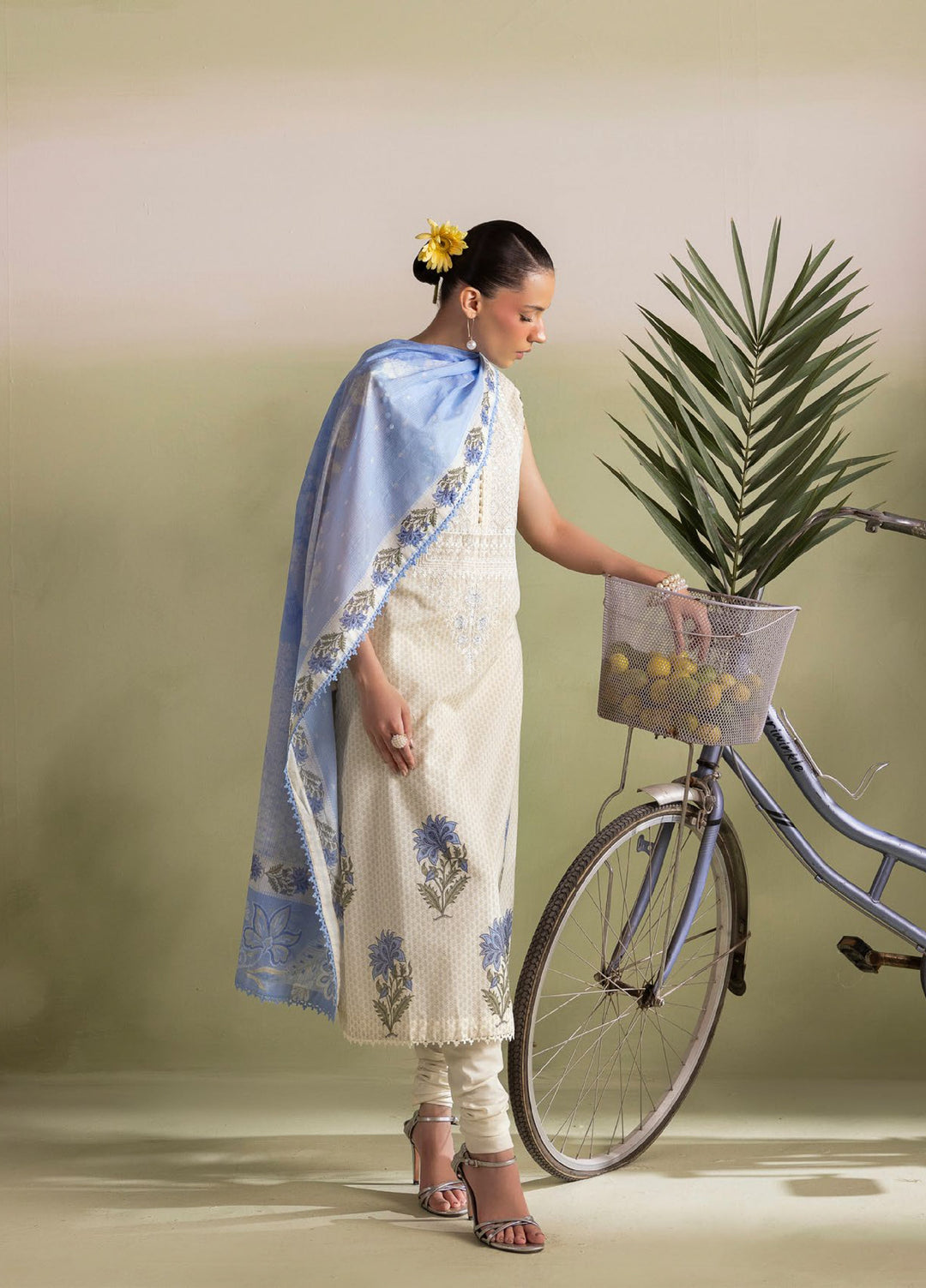 Bagheecha by Gul Ahmed Unstitched Embroidered Lawn 3 Piece Suit GA26ULB DN62049 - Casual Collection