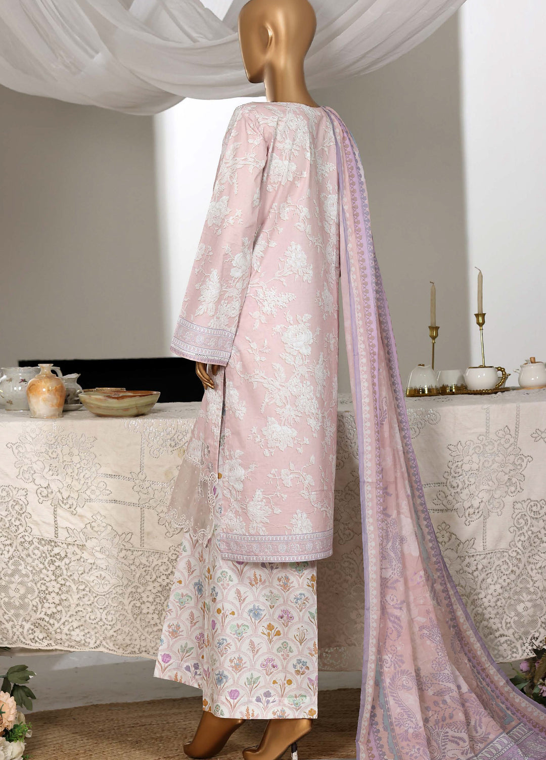 Guldozi by HZ Textiles RTW Embroidered Lawn 3 Piece Suit CPE-3P-025 - Summer Collection