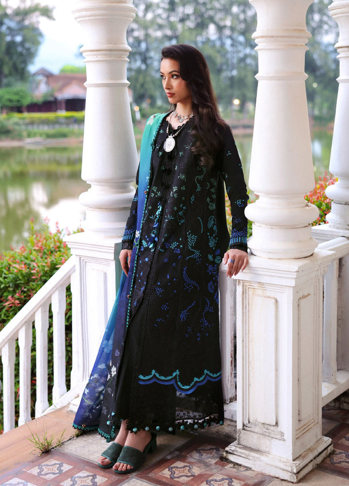 Lilas by Republic WomensWear Unstitched Embroidered Lawn 3 Piece Suit RW26ULL D-7B - Eid Collection