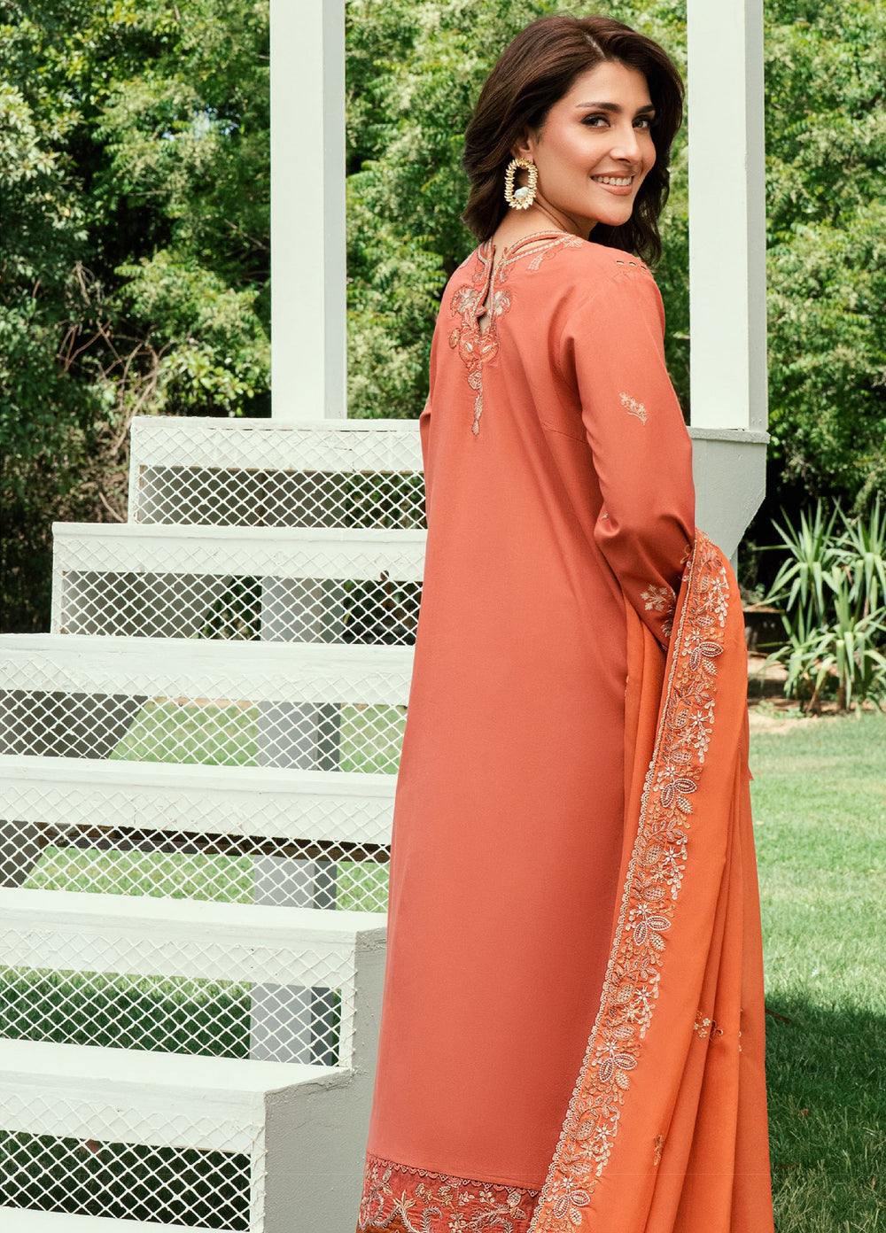 Florent Unstitched Embroidered Lawn 3 Piece Suit FL26ULE FEF-1A - Eid Collection