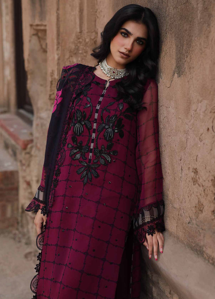 Vasal by Charizma Unstitched Luxury Chiffon Embroidered Suits 3 Piece CRZ25LC VSL25-39 - Festive Collection