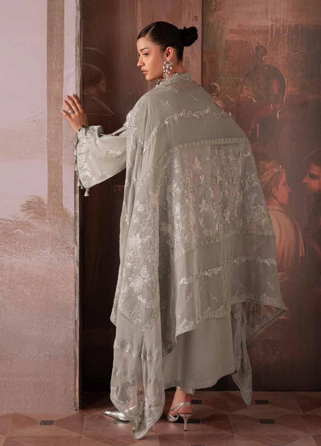 Feya by Nureh Unstitched Embroidered Lawn 3 Piece Suit NU26ULF FE-21 - Eid Collection