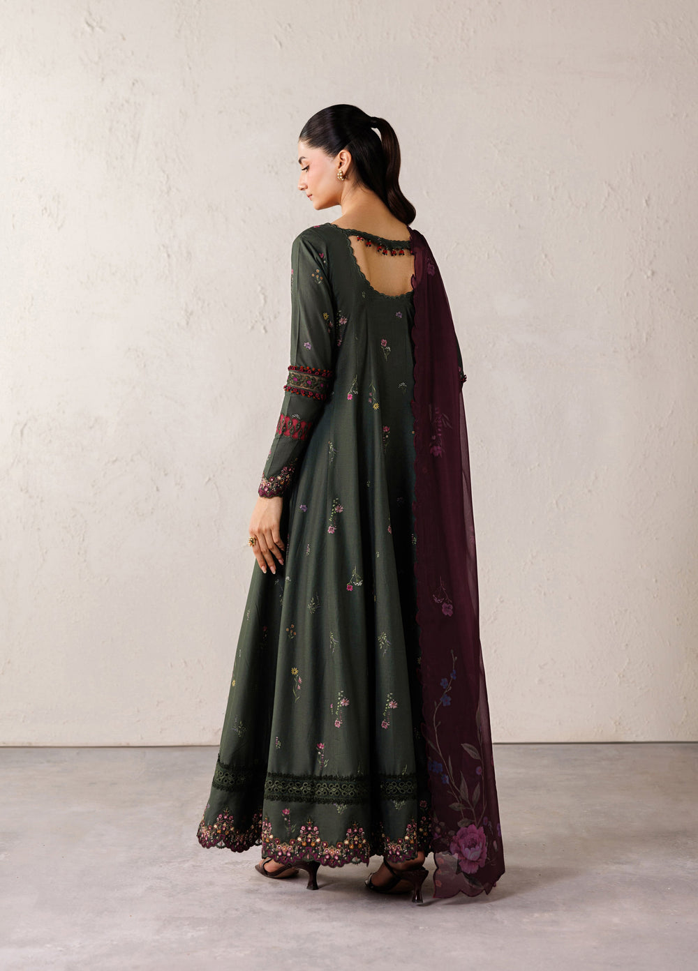 Iznik Unstitched Embroidered Lawn 3 Piece Suit IZ26ULF IBE-03 - Festive Collection