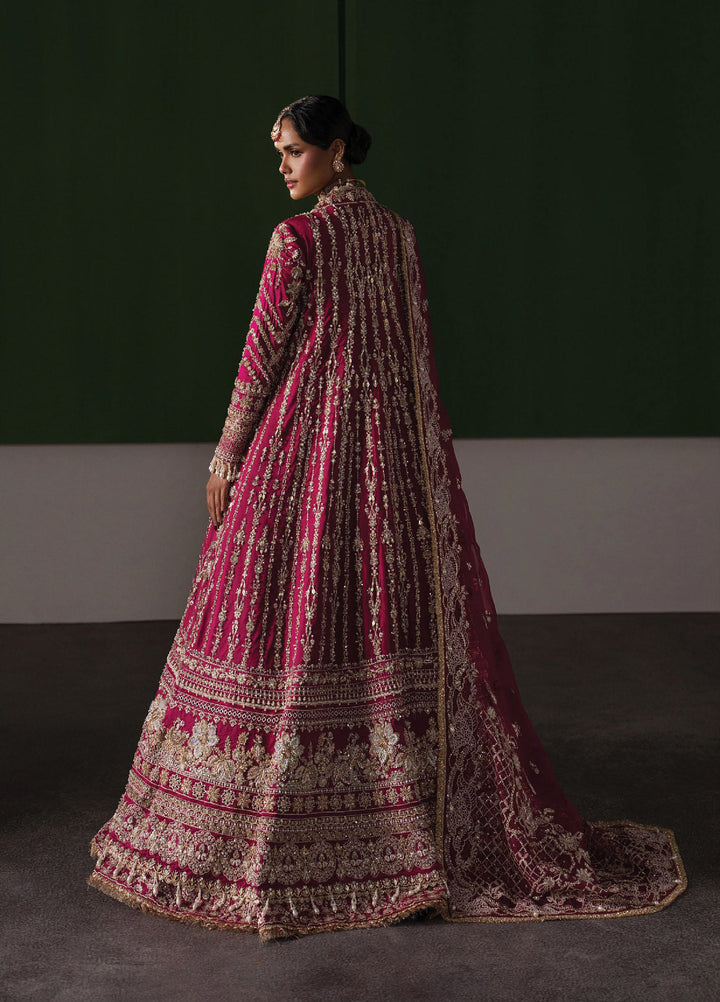 The Brides Edit by Afrozeh Unstitched Embroidered Raw Silk 3 Piece Suit AF26UBE D-05 Ophelia - Wedding Collection