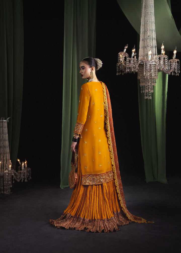 Sara Jahan Women RTW Embroidered Chiffon 3 Piece Suit SJ26RF SJ-1004 - Festive Collection