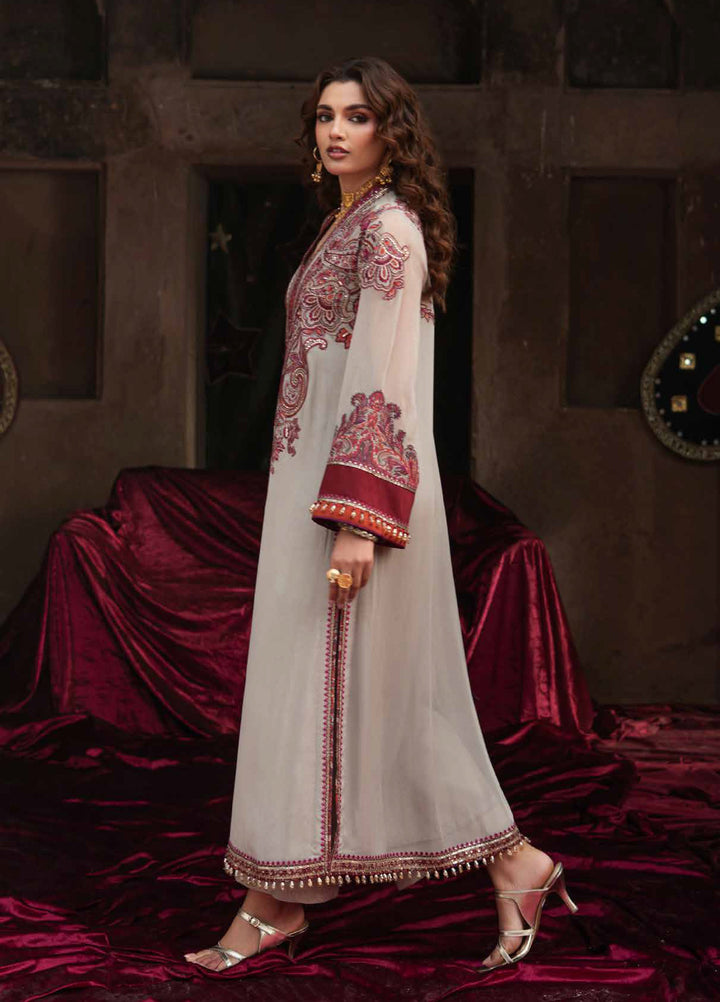 Vasal by Charizma Unstitched Embroidered Chiffon 3 Piece Suit CHR26UV VSL6-01 - Festive Collection