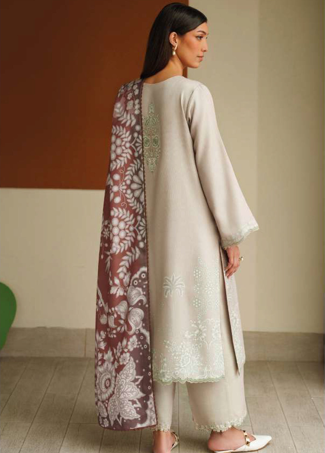 Bellini by Seran Unstitched Winter Cotail Embroidered Suits 3 Piece SN25BW Devene - Winter Collection