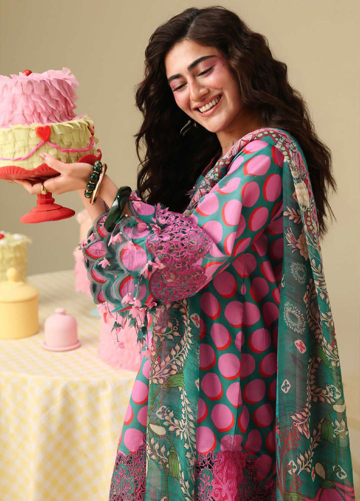 Soleil Hemline by Mushq Unstitched Printed Lawn 3 Piece Suit MU26USL Petal Sonata HUNSS260304 - Festive Collection