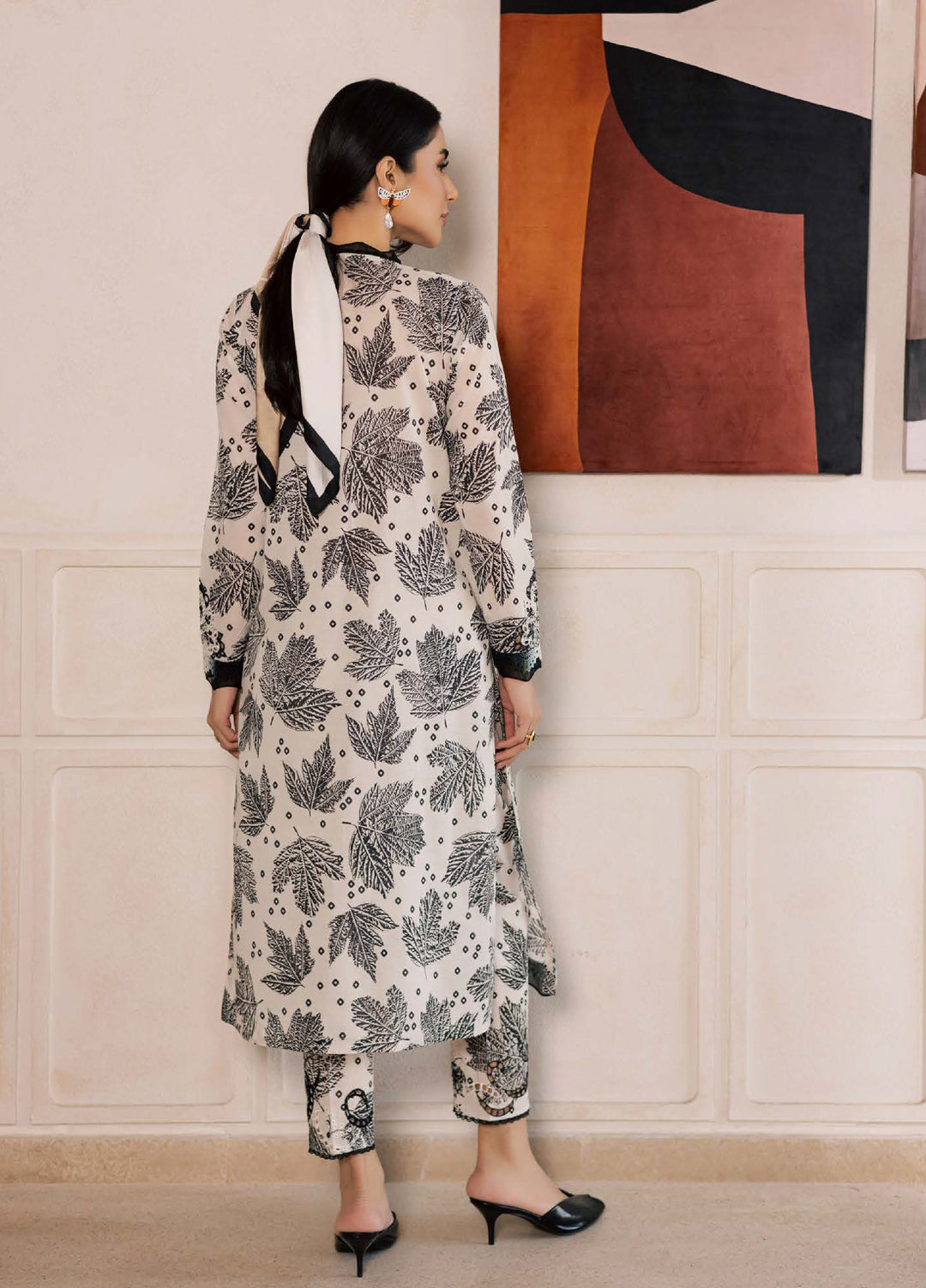 Ballerina by Nureh Unstitched Chikankari Embroidered Lawn 2 Piece Suit NU26UBCL NU2-209 - Summer Collection